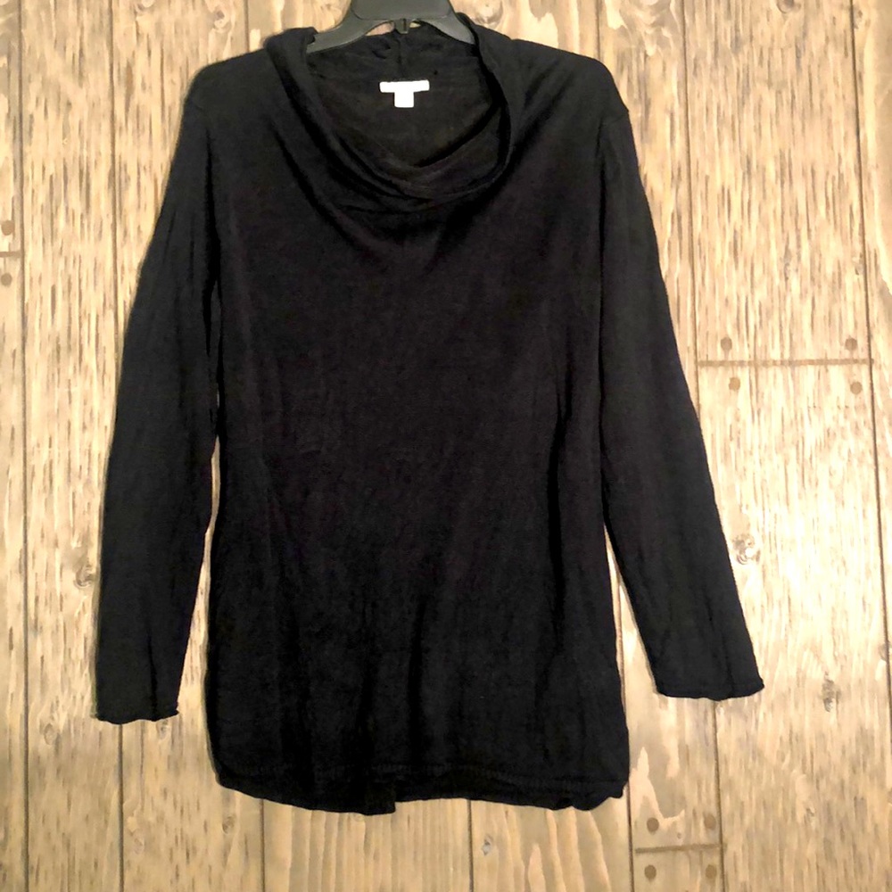Coldwater Creek black long sweater